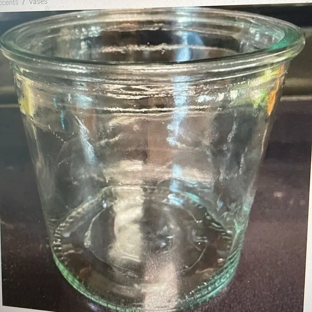 Large Clear cylinder Vase